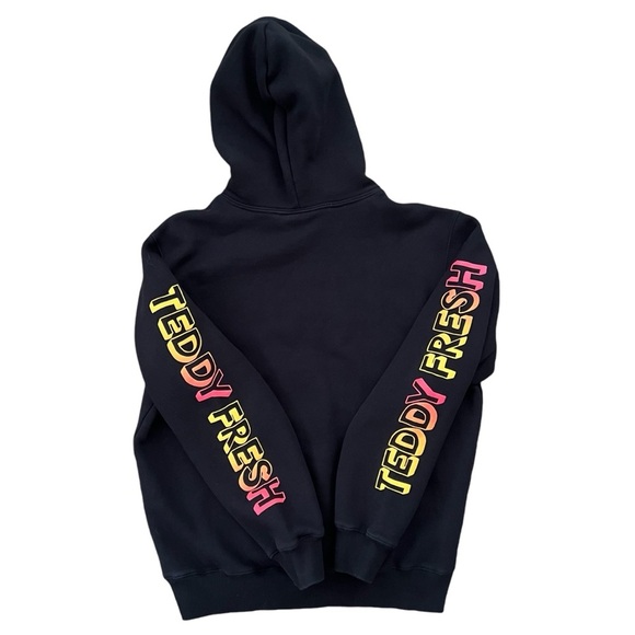 Teddy Fresh - “Made in 2020” Hoodie - Black Multi - Men’s Medium - Picture 6 of 7